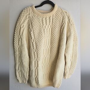 Aisling Aran Iriah Cream Knit Sweater
